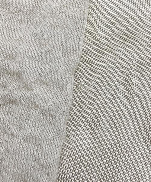 ISSEY MIYAKE（イッセイミヤケ）ISSEY MIYAKE (イッセイミヤケ) 薄手ニット ベージュ サイズ:2の古着・服飾アイテム