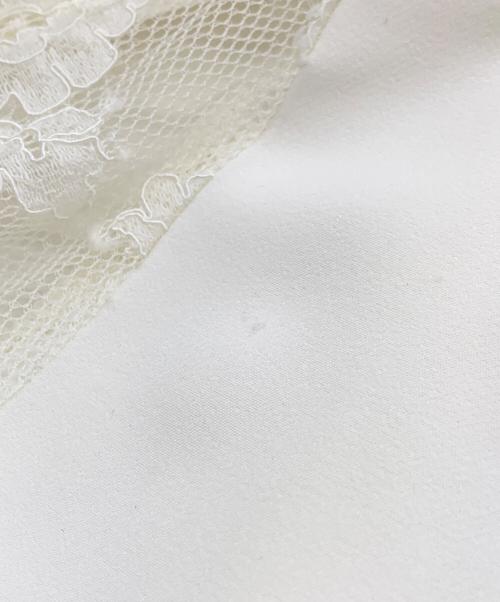 anuans（アニュアンス）anuans (アニュアンス) ブーケレーススウィッチフレアワンピース ホワイト サイズ:Fの古着・服飾アイテム