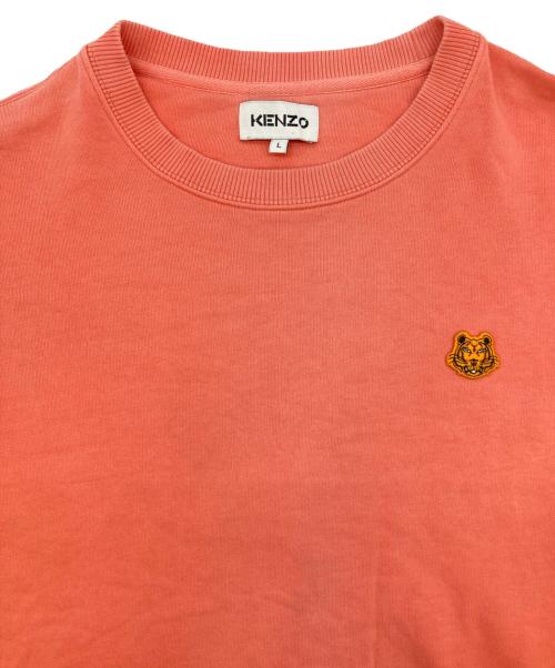 KENZO（ケンゾー）KENZO (ケンゾー) クルーネックスウェット ピンク サイズ:Lの古着・服飾アイテム