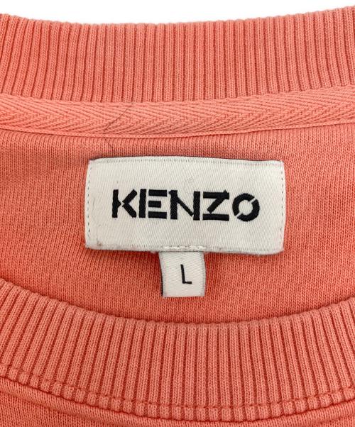 KENZO（ケンゾー）KENZO (ケンゾー) クルーネックスウェット ピンク サイズ:Lの古着・服飾アイテム