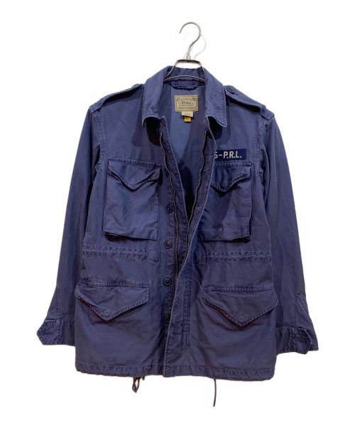 POLO RALPH LAUREN（ポロ・ラルフローレン）POLO RALPH LAUREN (ポロ・ラルフローレン) ミリタリージャケット ブルー サイズ:XSの古着・服飾アイテム