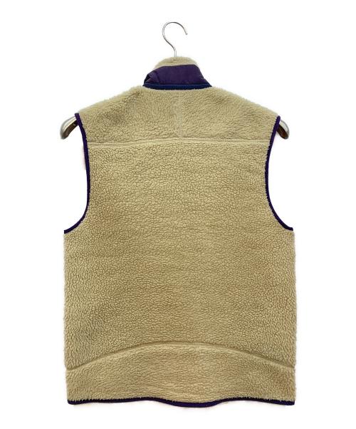 Patagonia（パタゴニア）Patagonia (パタゴニア) クラシックレトロX ベスト ベージュ×パープル サイズ:Sの古着・服飾アイテム