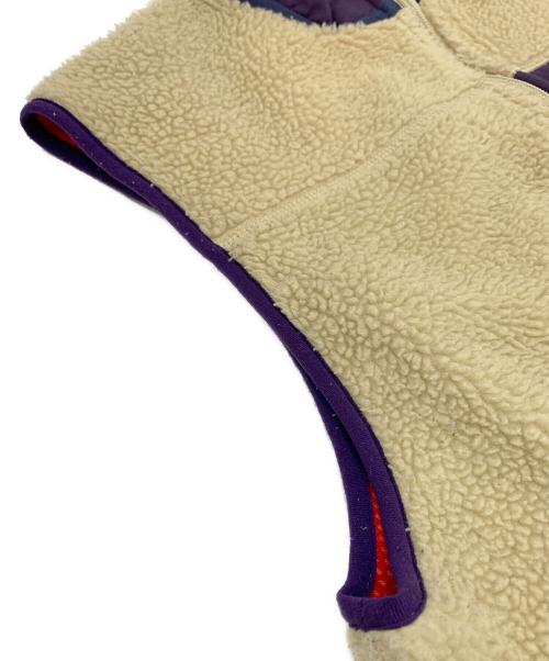 Patagonia（パタゴニア）Patagonia (パタゴニア) クラシックレトロX ベスト ベージュ×パープル サイズ:Sの古着・服飾アイテム