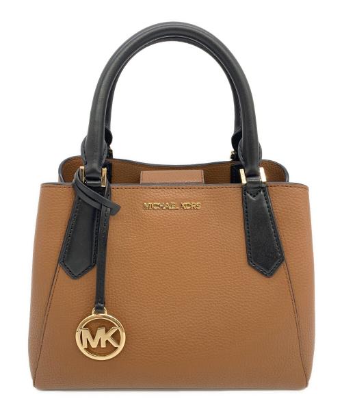 MICHAEL KORS（マイケル・コース）MICHAEL KORS (マイケルコース) ハンドバッグ ブラウンの古着・服飾アイテム