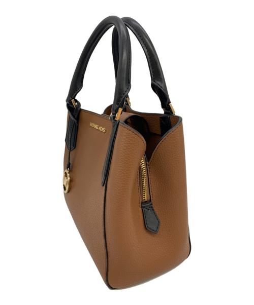 MICHAEL KORS（マイケル・コース）MICHAEL KORS (マイケルコース) ハンドバッグ ブラウンの古着・服飾アイテム