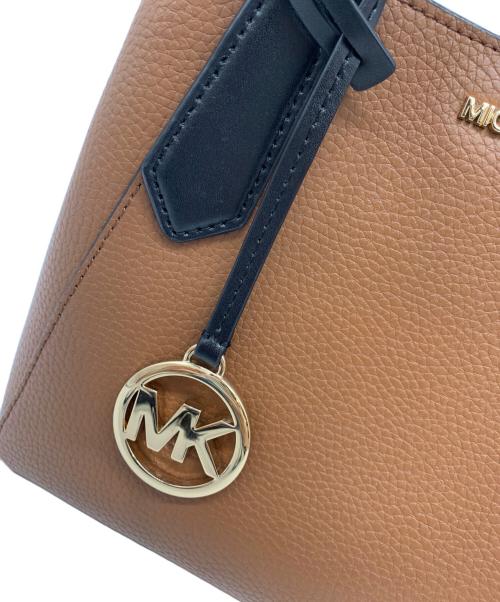 MICHAEL KORS（マイケル・コース）MICHAEL KORS (マイケルコース) ハンドバッグ ブラウンの古着・服飾アイテム
