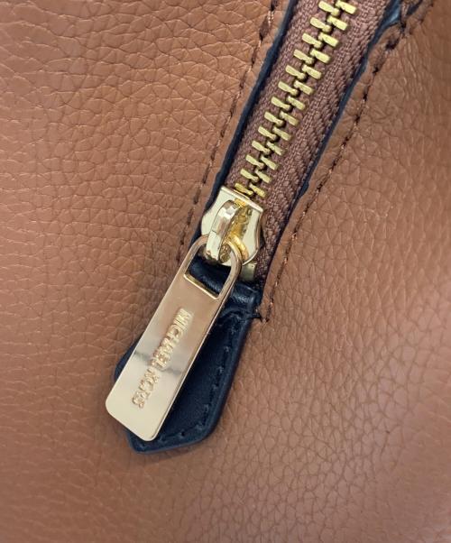 MICHAEL KORS（マイケル・コース）MICHAEL KORS (マイケルコース) ハンドバッグ ブラウンの古着・服飾アイテム