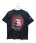 ALL SPORT（オールスポーツ）の古着「KISS FORK HEAD TOUR FAN CLUB Tee」｜ブラック