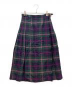 O'NEIL OF DUBLINオニールオブダブリン）の古着「スカート」｜グリーン×ピンク