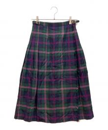 O'NEIL OF DUBLIN（オニールオブダブリン）の古着「スカート」｜グリーン×ピンク