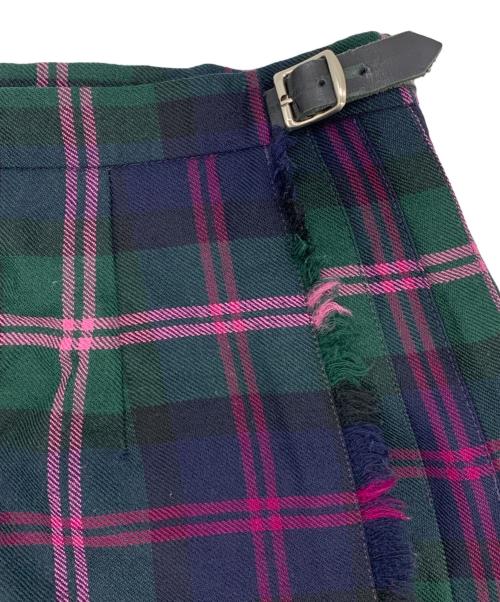 O'NEIL OF DUBLIN（オニールオブダブリン）O'NEIL OF DUBLIN (オニールオブダブリン) スカート グリーン×ピンク サイズ:36の古着・服飾アイテム