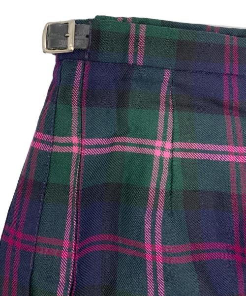 O'NEIL OF DUBLIN（オニールオブダブリン）O'NEIL OF DUBLIN (オニールオブダブリン) スカート グリーン×ピンク サイズ:36の古着・服飾アイテム