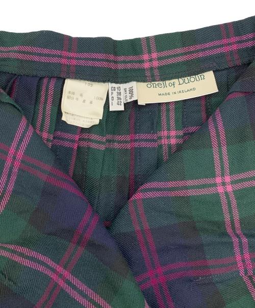 O'NEIL OF DUBLIN（オニールオブダブリン）O'NEIL OF DUBLIN (オニールオブダブリン) スカート グリーン×ピンク サイズ:36の古着・服飾アイテム