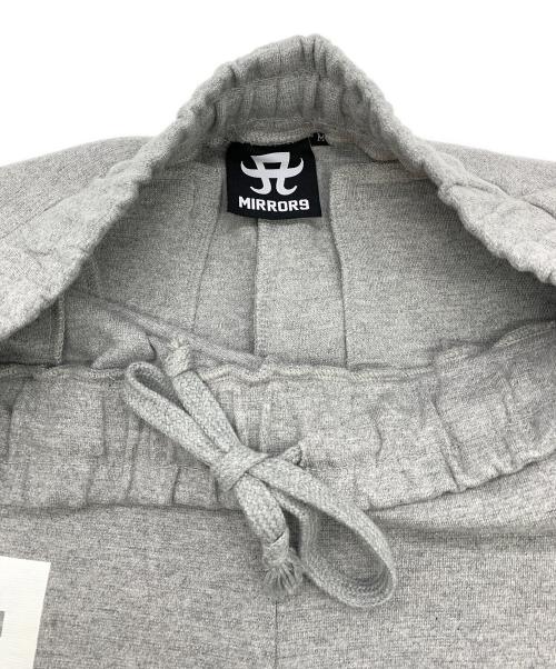 mirror9（ミラーナイン）mirror9 (ミラーナイン) セットアップスウェット グレー サイズ:Mの古着・服飾アイテム