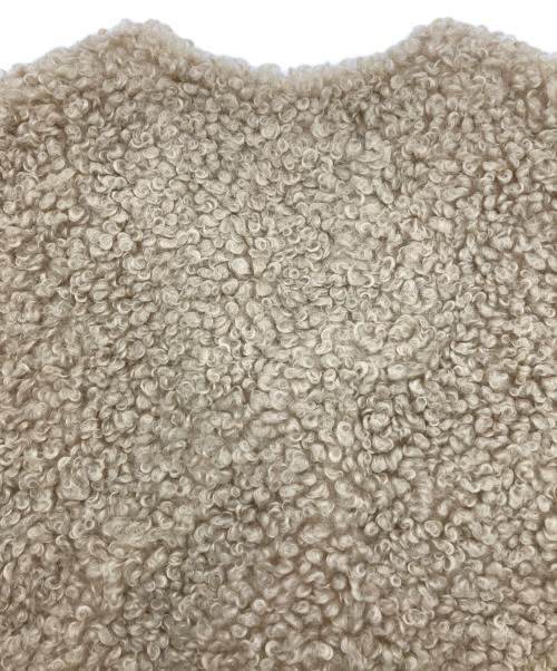 SHIPS（シップス）SHIPS (シップス) フェイクファーブルゾン ベージュ サイズ:ONE SIZEの古着・服飾アイテム