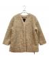 SHIPS（シップス）の古着「フェイクファーブルゾン」｜ベージュ
