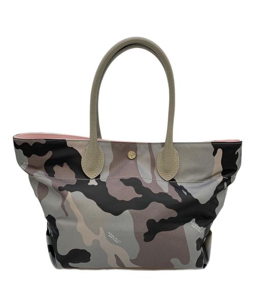 A.D.M.J.（エーディーエムジェイ）A.D.M.J. (エーディーエムジェイ) ハンドバッグ グレーの古着・服飾アイテム