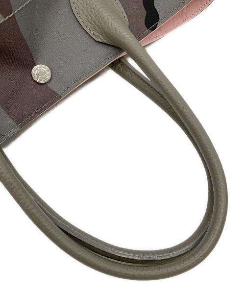 A.D.M.J.（エーディーエムジェイ）A.D.M.J. (エーディーエムジェイ) ハンドバッグ グレーの古着・服飾アイテム