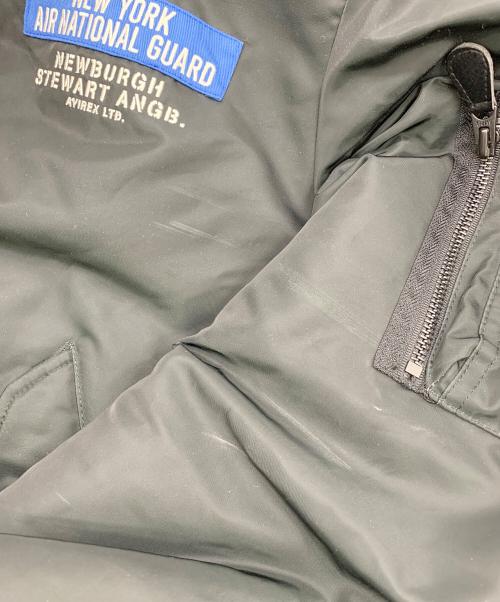 AVIREX（アヴィレックス）AVIREX (アヴィレックス) MA-1ジャケット ブラック サイズ:LARGEの古着・服飾アイテム