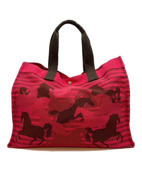 HERMES（エルメス）HERMES (エルメス) シュヴォーアン　トートバッグ ショッキングピンクの古着・服飾アイテム
