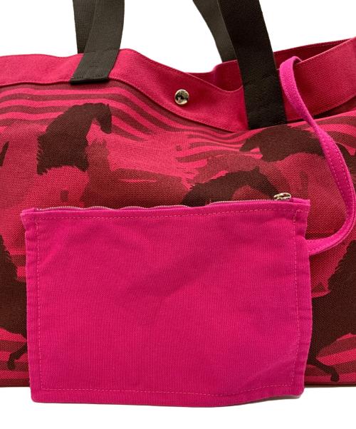 HERMES（エルメス）HERMES (エルメス) シュヴォーアン　トートバッグ ショッキングピンクの古着・服飾アイテム