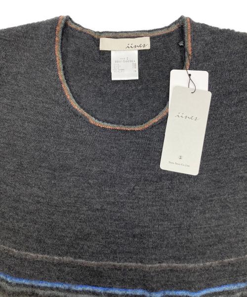 iines（イネス）iines (イネス) 薄手ニット ブラック サイズ:2 未使用品の古着・服飾アイテム