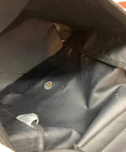 LONGCHAMP（ロンシャン）LONGCHAMP (ロンシャン) リュック ブラック×ブラウンの古着・服飾アイテム