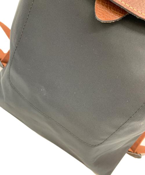 LONGCHAMP（ロンシャン）LONGCHAMP (ロンシャン) リュック ブラック×ブラウンの古着・服飾アイテム
