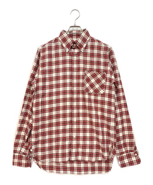 CANTATE（カンタータ）cantate (カンタータ) 長袖シャツ レッド サイズ:48の古着・服飾アイテム