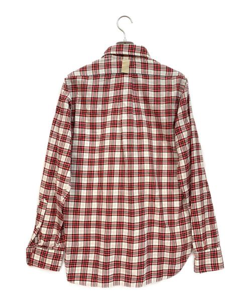 CANTATE（カンタータ）cantate (カンタータ) 長袖シャツ レッド サイズ:48の古着・服飾アイテム