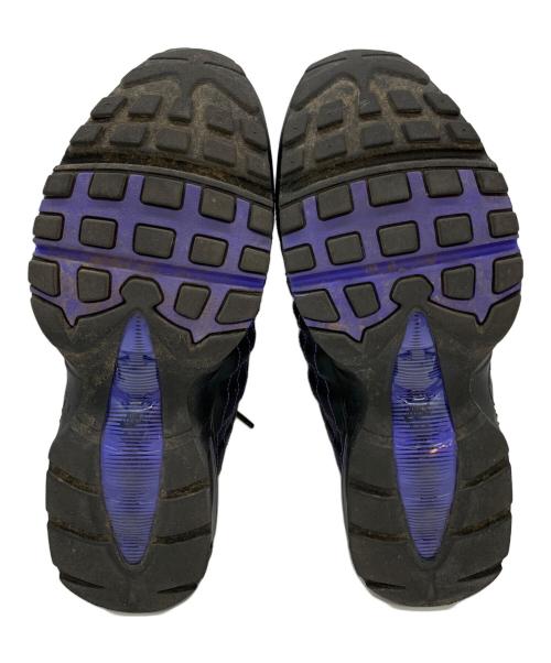 NIKE（ナイキ）NIKE (ナイキ) AIR MAX 95 OG ブラック×パープル サイズ:US9.5の古着・服飾アイテム