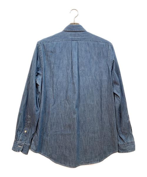 POLO RALPH LAUREN（ポロ・ラルフローレン）POLO RALPH LAUREN (ポロ・ラルフローレン) BEAMS (ビームス) デニムシャツ インディゴ サイズ:Mの古着・服飾アイテム