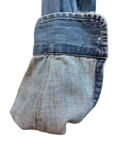 POLO RALPH LAUREN（ポロ・ラルフローレン）POLO RALPH LAUREN (ポロ・ラルフローレン) BEAMS (ビームス) デニムシャツ インディゴ サイズ:Mの古着・服飾アイテム