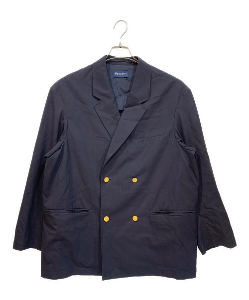 Gymphlex（ジムフレックス）Gymphlex (ジムフレックス) ダブルブレストブレザー ネイビー サイズ:Mの古着・服飾アイテム