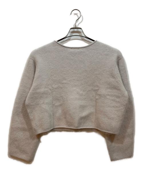 BALLSEY（ボールジィ）BALLSEY (ボールジィ) フラッフィーヤーンボートネックプルオーバー グレー サイズ:S 未使用品の古着・服飾アイテム