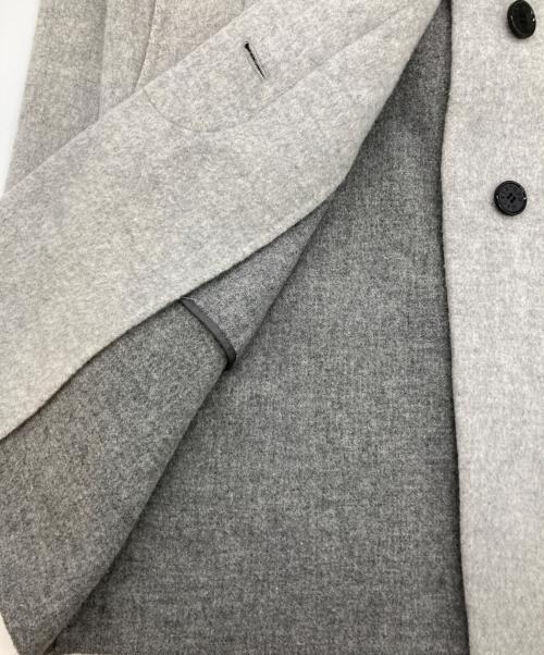 MACKINTOSH LONDON（マッキントッシュ ロンドン）MACKINTOSH LONDON (マッキントッシュ ロンドン) ウールフーデッドコート グレー サイズ:36の古着・服飾アイテム