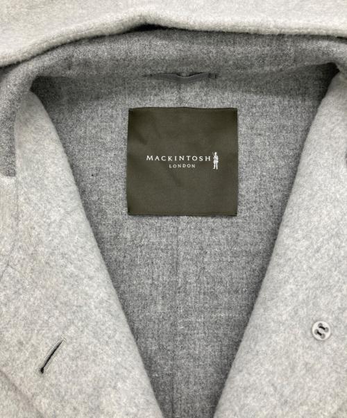 MACKINTOSH LONDON（マッキントッシュ ロンドン）MACKINTOSH LONDON (マッキントッシュ ロンドン) ウールフーデッドコート グレー サイズ:36の古着・服飾アイテム
