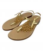 amedeo canforaアメデオカンファー）の古着「サンダル」｜ブラウン