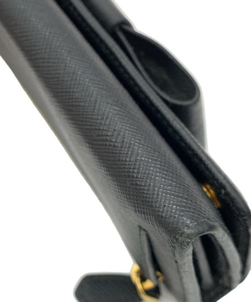 PRADA（プラダ）PRADA (プラダ) 長財布 ブラックの古着・服飾アイテム