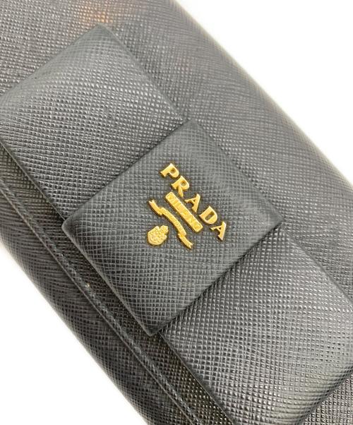 PRADA（プラダ）PRADA (プラダ) 長財布 ブラックの古着・服飾アイテム