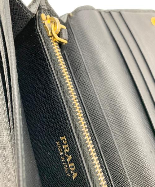 PRADA（プラダ）PRADA (プラダ) 長財布 ブラックの古着・服飾アイテム