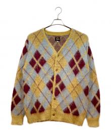 Needles（ニードルズ）の古着「ニットカーディガン」｜イエロー×ブルー