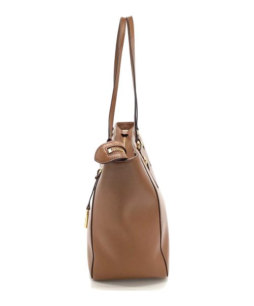 LAUREN RALPH LAUREN（ローレンラルフローレン）LAUREN RALPH LAUREN (ローレンラルフローレン) トートバッグ ブラウンの古着・服飾アイテム