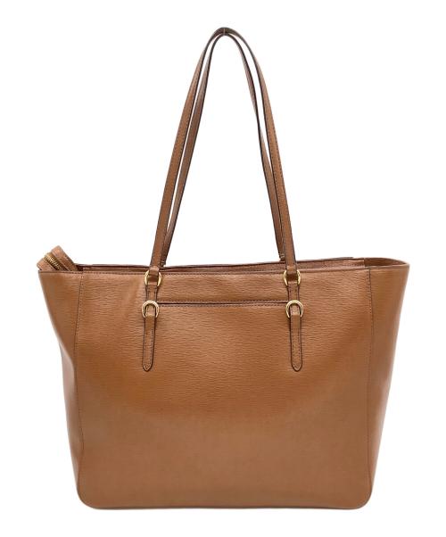 LAUREN RALPH LAUREN（ローレンラルフローレン）LAUREN RALPH LAUREN (ローレンラルフローレン) トートバッグ ブラウンの古着・服飾アイテム