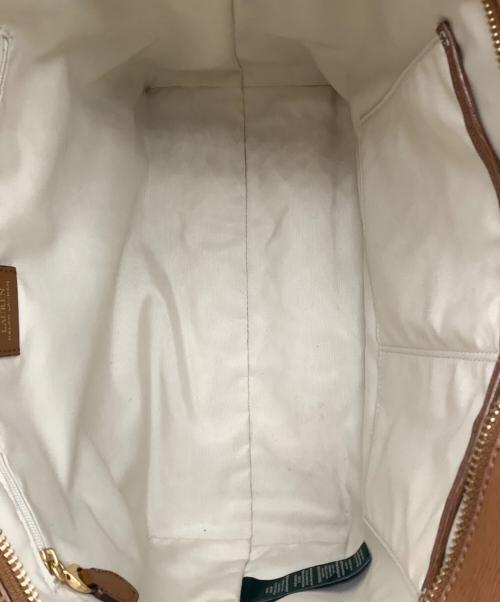 LAUREN RALPH LAUREN（ローレンラルフローレン）LAUREN RALPH LAUREN (ローレンラルフローレン) トートバッグ ブラウンの古着・服飾アイテム