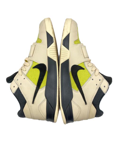 NIKE（ナイキ）NIKE (ナイキ) Travis Scott (トラヴィス・スコット) Jumpman Jack TR CJ1 T-Rexx / ジャンプマンジャック ホワイト×イエロー サイズ:US12の古着・服飾アイテム