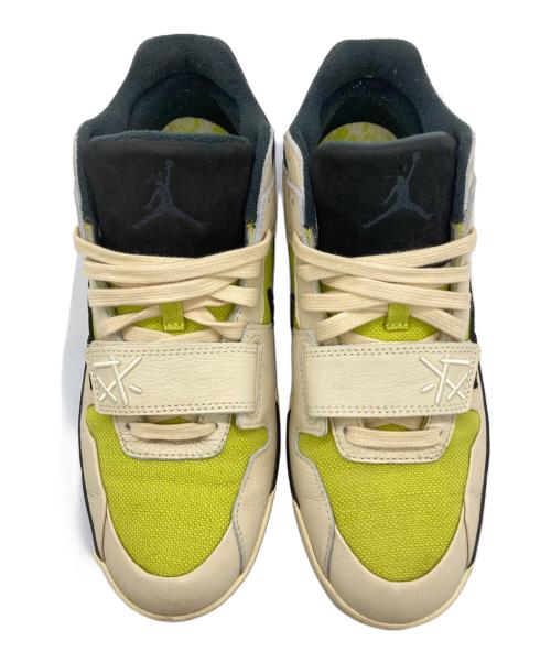 NIKE（ナイキ）NIKE (ナイキ) Travis Scott (トラヴィス・スコット) Jumpman Jack TR CJ1 T-Rexx / ジャンプマンジャック ホワイト×イエロー サイズ:US12の古着・服飾アイテム