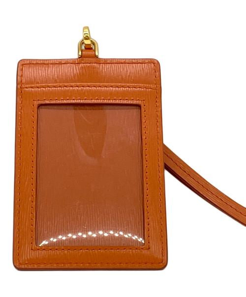 PRADA（プラダ）PRADA (プラダ) カードケース オレンジの古着・服飾アイテム