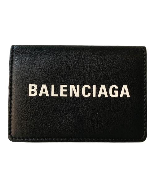 BALENCIAGA（バレンシアガ）BALENCIAGA (バレンシアガ) 3つ折り財布 ブラックの古着・服飾アイテム
