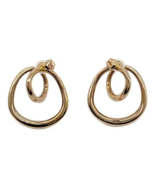 ete（エテ）ete (エテ) ワンストロークイヤリング ゴールドの古着・服飾アイテム